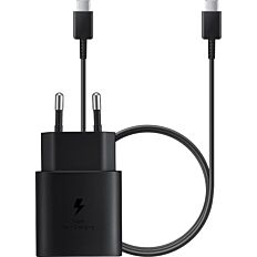 Samsung Super Fast Charging Charger 25W + USB-C Cable 1m Black